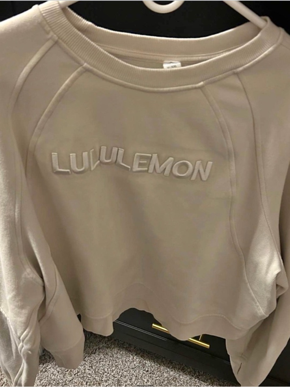 lululemon athletica Women's Crewneck Sweatshirt in Beige